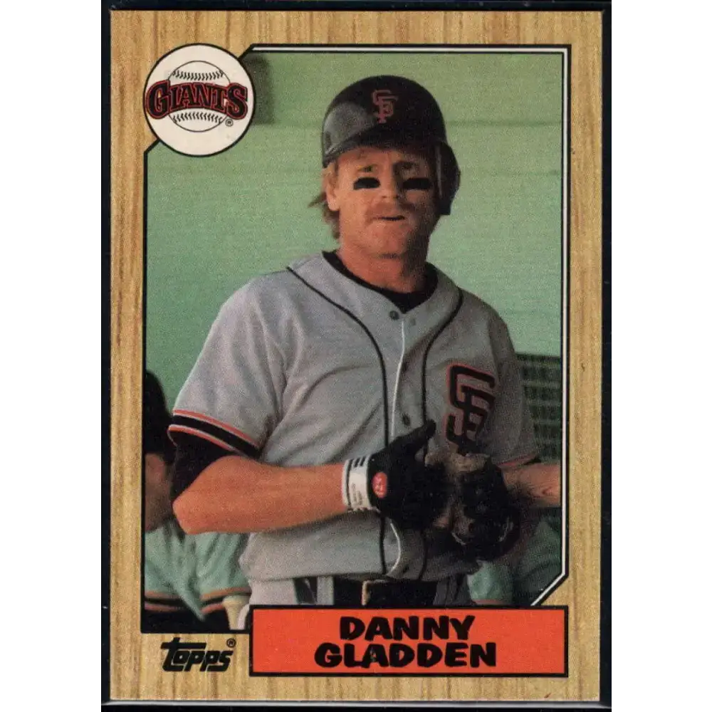 1987 Topps #46 Dan Gladden EX Excellent San Francisco Giants Baseball Card - Baseball Card Single