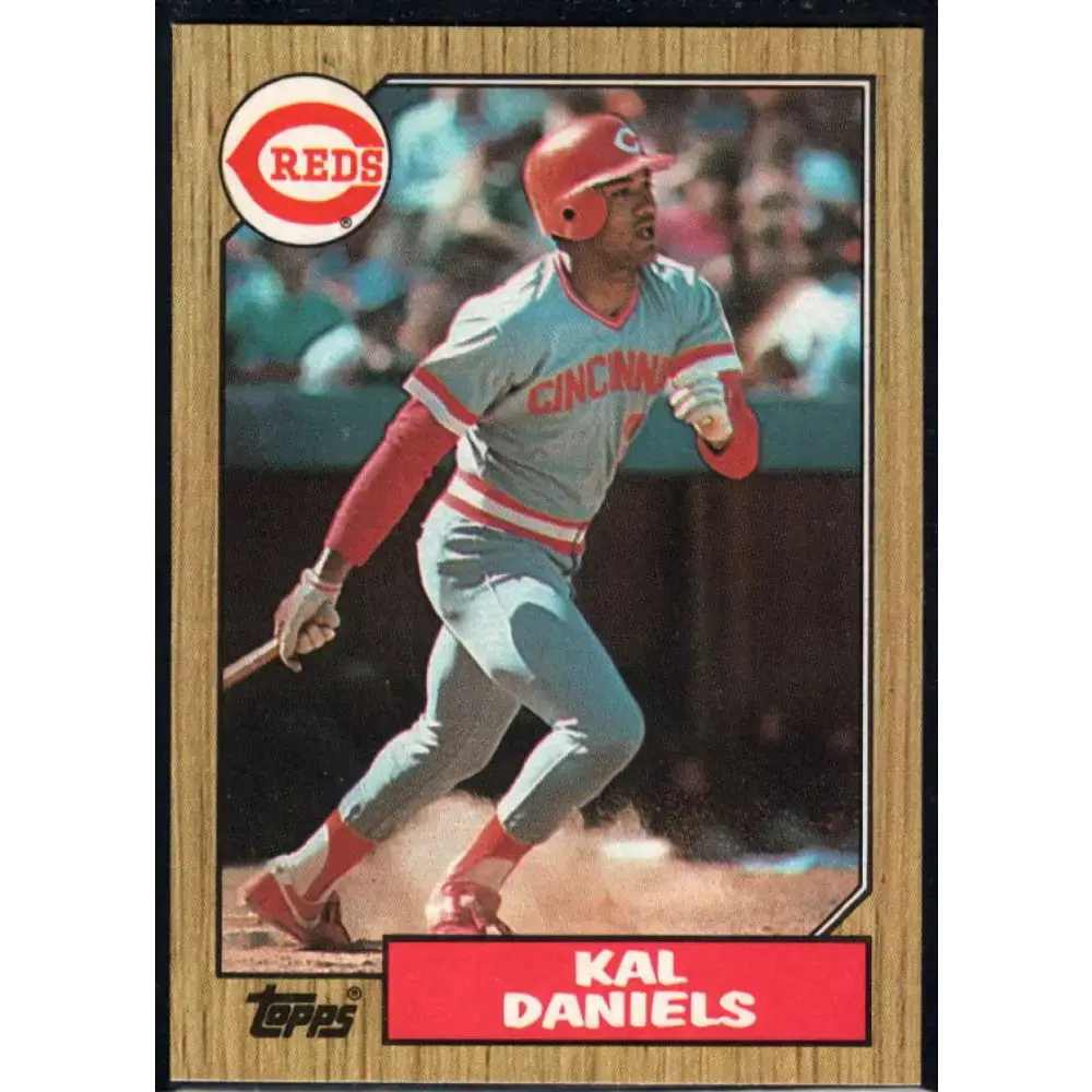 1987 Topps #466 Kal Daniels EX Excellent Cincinnati Reds Baseball Card - Baseball Card Single