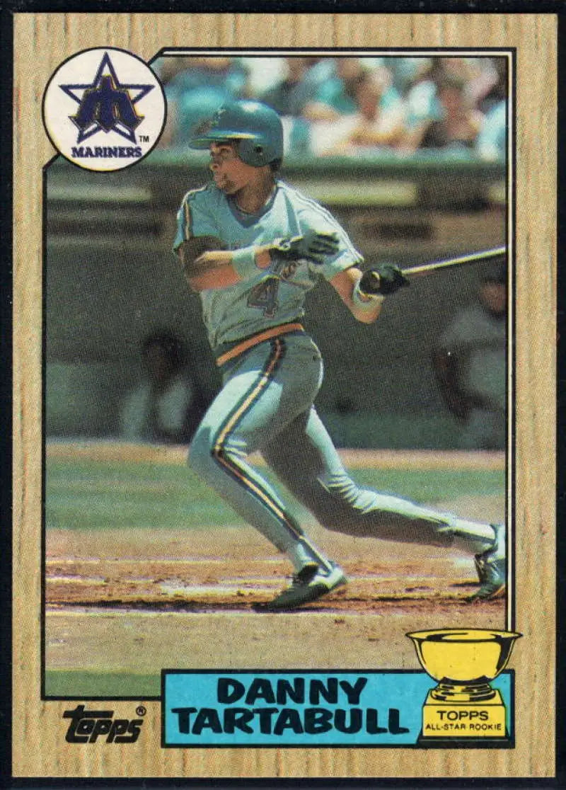1987 Topps #476 Danny Tartabull EX Excellent Seattle Mariners Baseball Card - Baseball Card Single