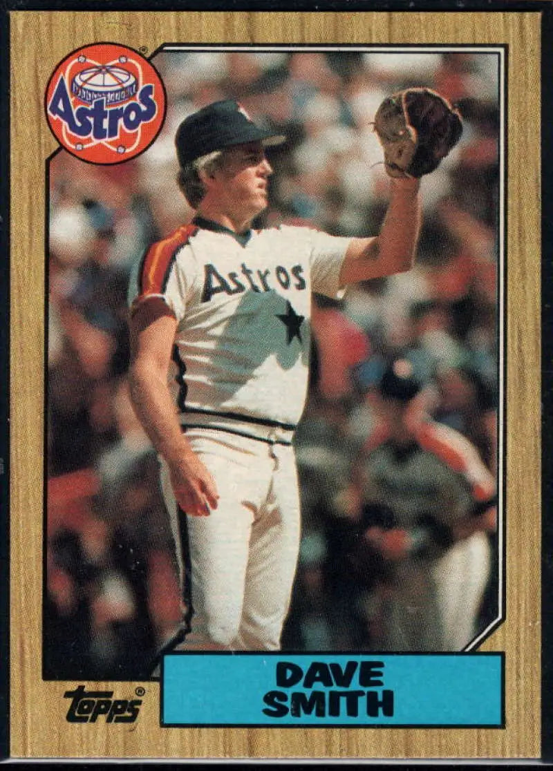 1987 Topps #50 Dave Smith EX Excellent Houston Astros Baseball Card - Baseball Card Single