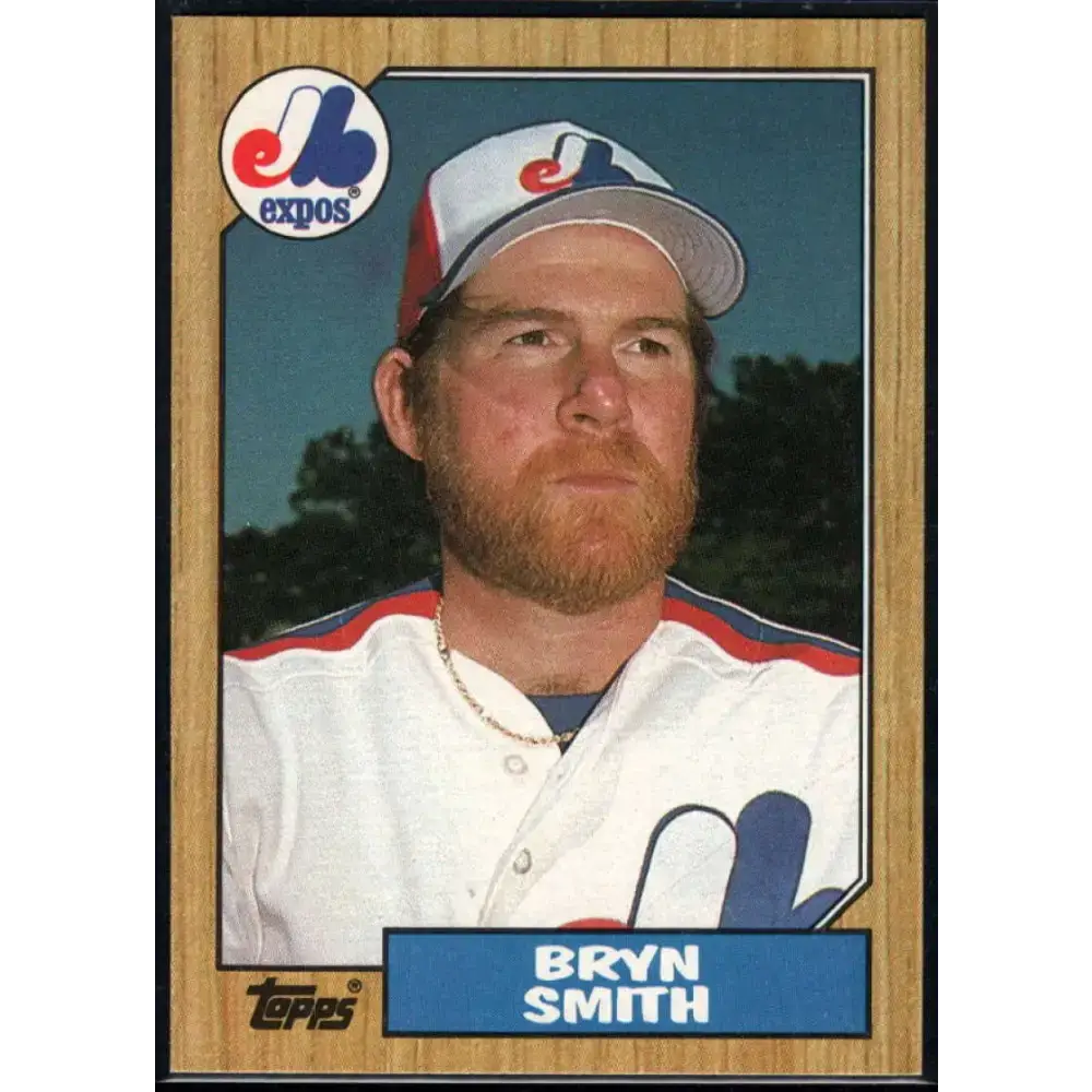 1987 Topps #505 Bryn Smith EX Excellent Montreal Expos Baseball Card - Baseball Card Single