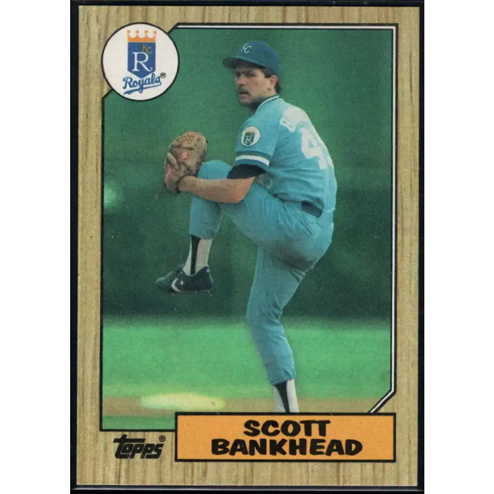 1987 Topps #508 Scott Bankhead EX Excellent Kansas City Royals Baseball Card - Baseball Card Single