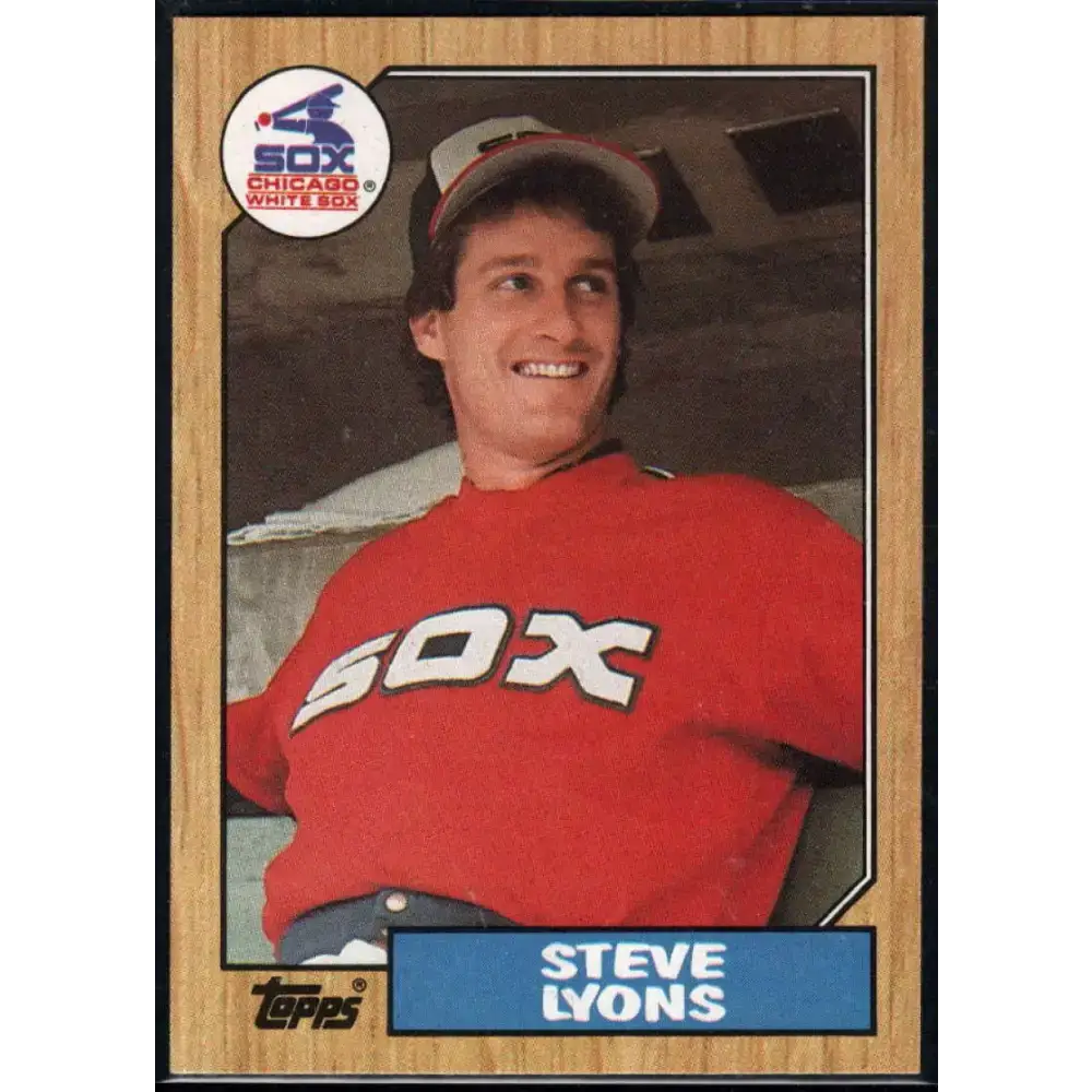 1987 Topps #511 Steve Lyons EX Excellent Chicago White Sox Baseball Card - Baseball Card Single
