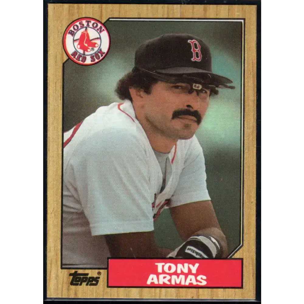 1987 Topps #535 Tony Armas EX Excellent Boston Red Sox Baseball Card - Baseball Card Single