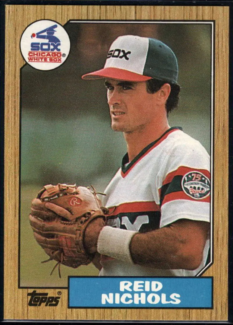 1987 Topps #539 Reid Nichols EX Excellent Chicago White Sox Baseball Card - Baseball Card Single