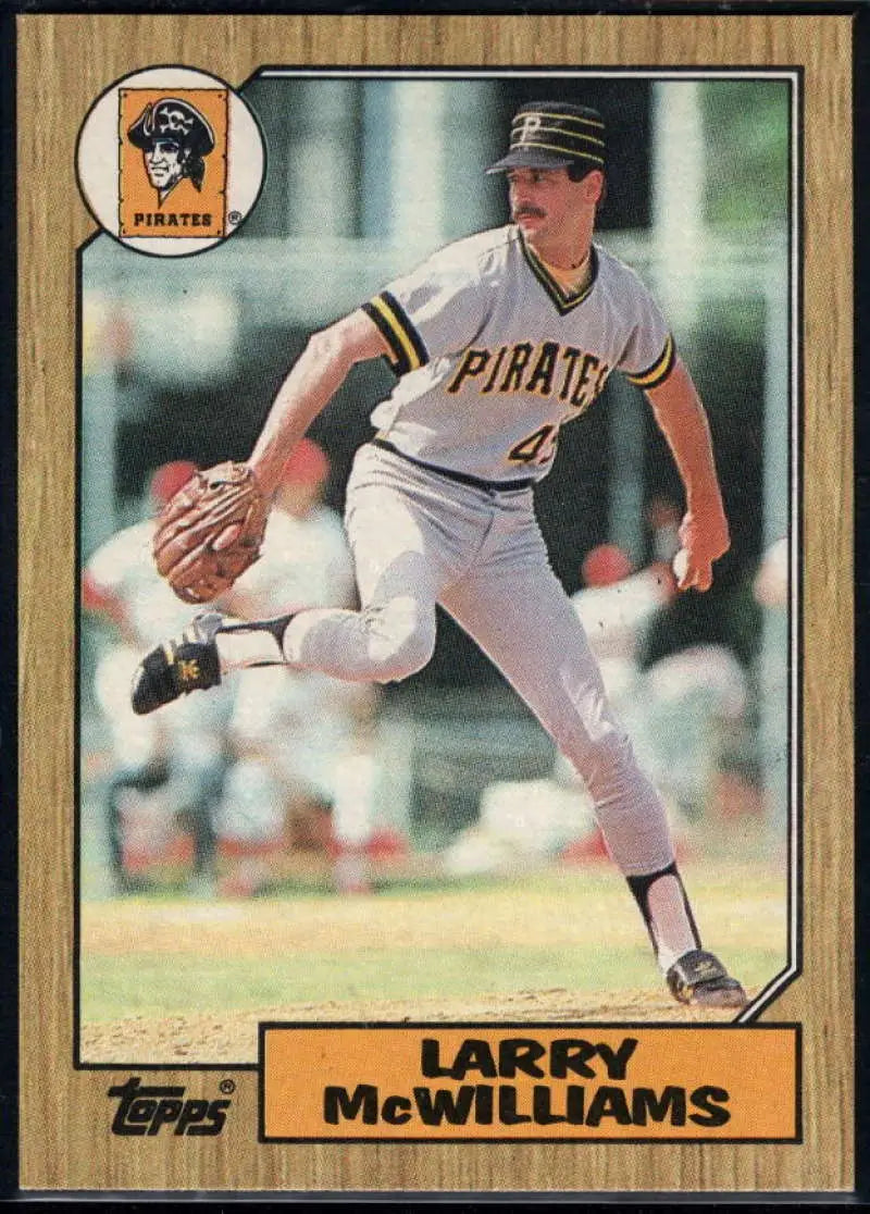 1987 Topps #564 Larry McWilliams EX Excellent Pittsburgh Pirates Baseball Card - Baseball Card Single
