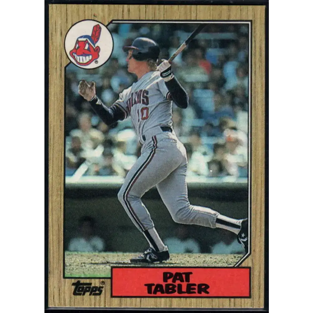 1987 Topps #575 Pat Tabler EX Excellent Cleveland Indians Baseball Card