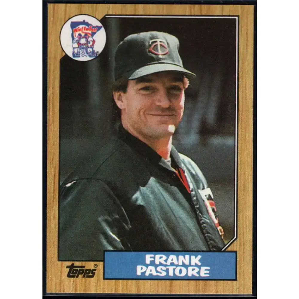 1987 Topps #576 Frank Pastore EX Excellent Minnesota Twins Baseball Card - Baseball Card Single
