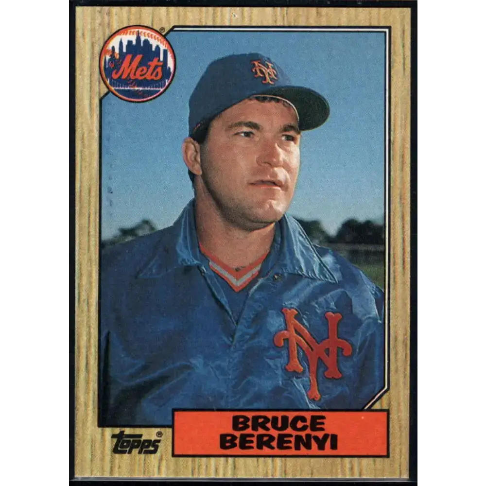 1987 Topps #582 Bruce Berenyi EX Excellent New York Mets Baseball Card - Baseball Card Single