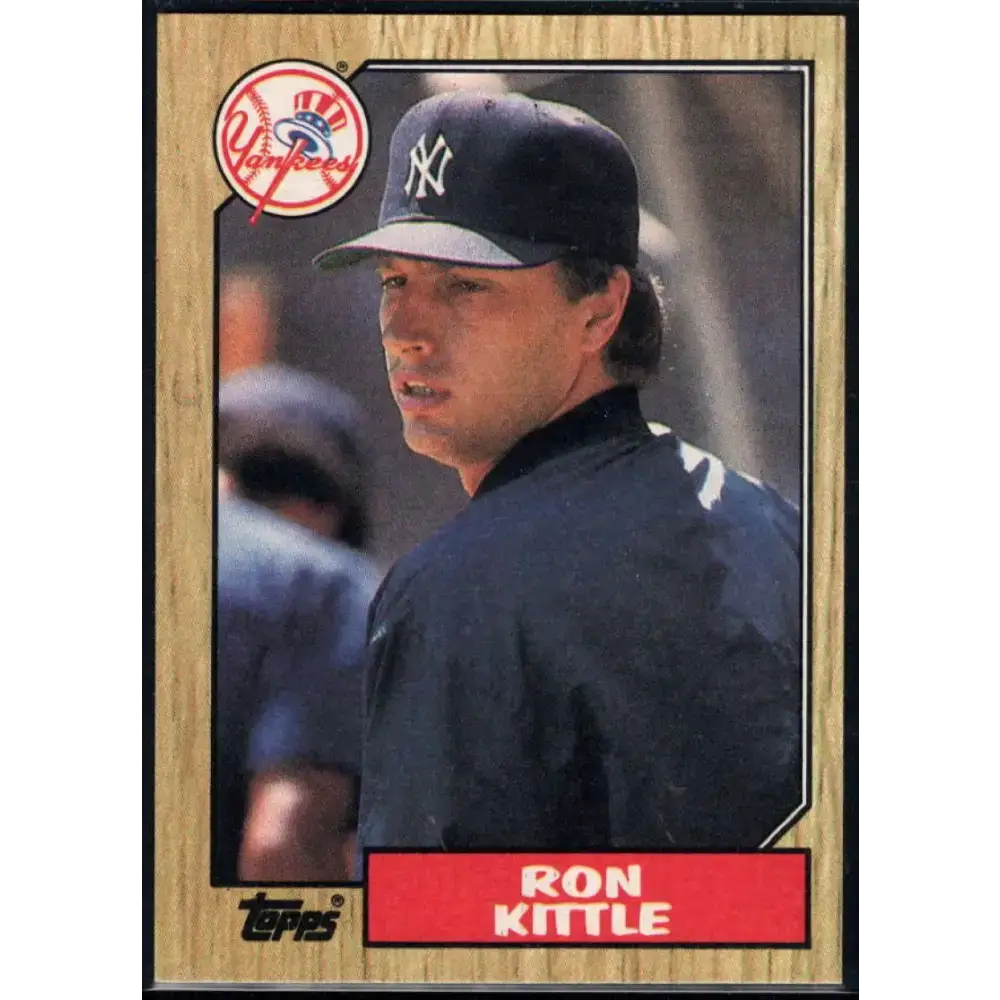 1987 Topps #584 Ron Kittle EX Excellent New York Yankees Baseball Card - Baseball Card Single