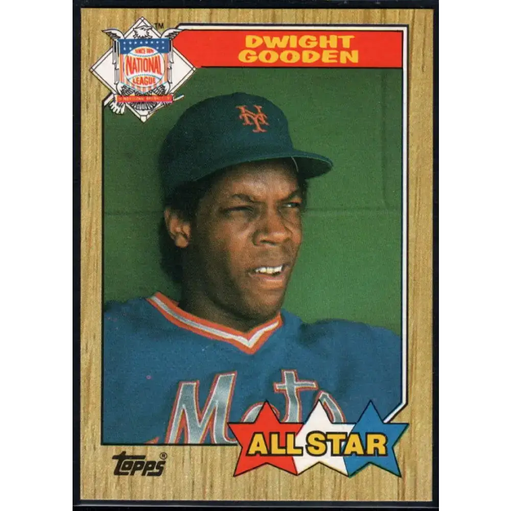 1987 Topps #603 Dwight Gooden EX Excellent New York Mets Baseball Card - Baseball Card Single