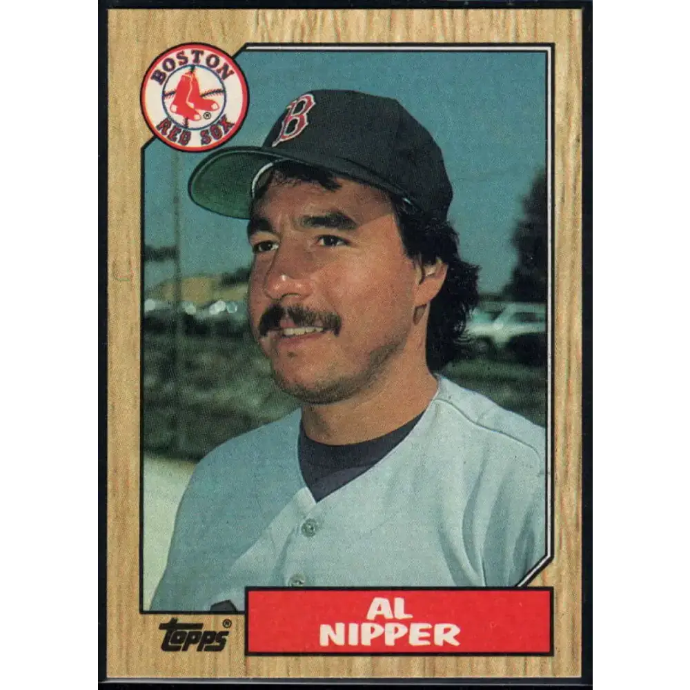 1987 Topps #617 Al Nipper EX Excellent Boston Red Sox Baseball Card - Baseball Card Single