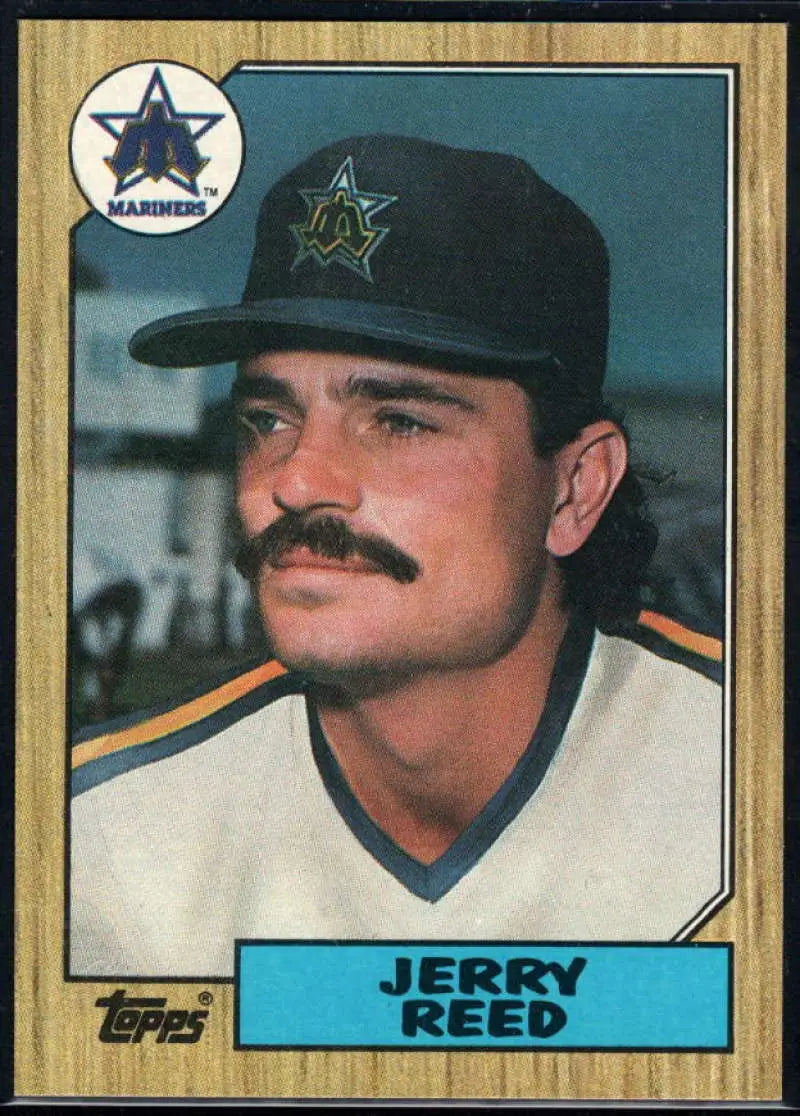 1987 Topps #619 Jerry Reed EX Excellent Seattle Mariners Baseball Card - Baseball Card Single