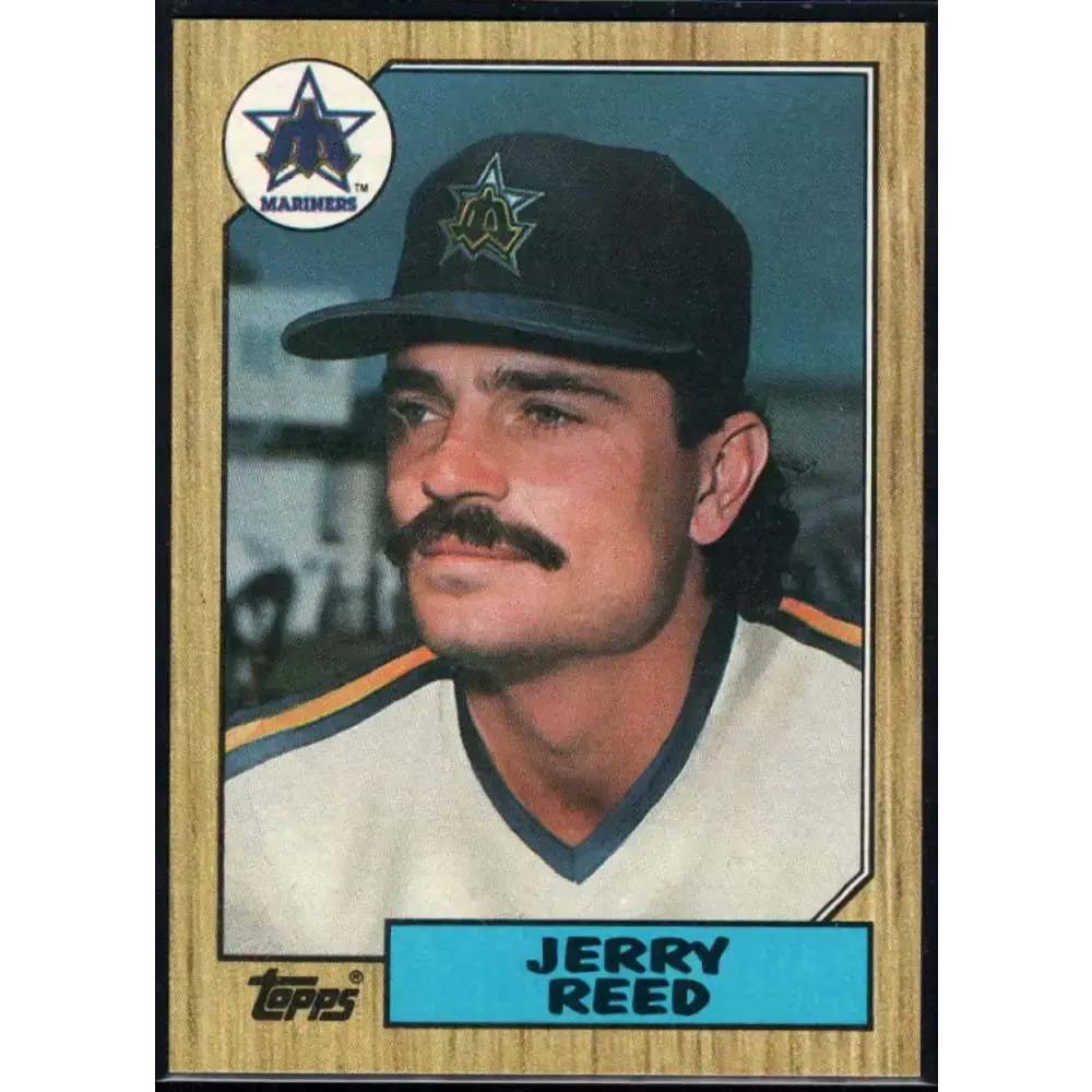 1987 Topps #619 Jerry Reed EX Excellent Seattle Mariners Baseball Card - Baseball Card Single