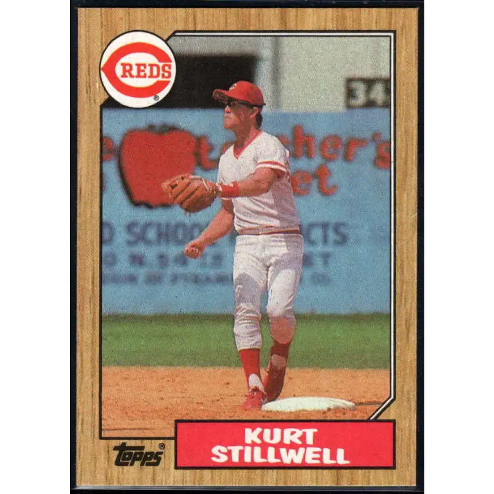 1987 Topps #623 Kurt Stillwell EX Excellent RC Rookie Cincinnati Reds Baseball Card - Baseball Card Single