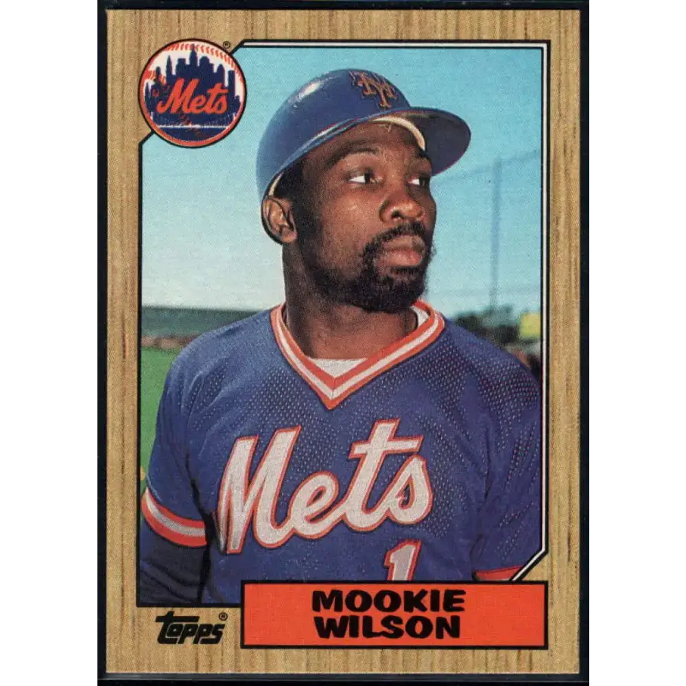 1987 Topps #625 Mookie Wilson EX Excellent New York Mets Baseball Card - Baseball Card Single