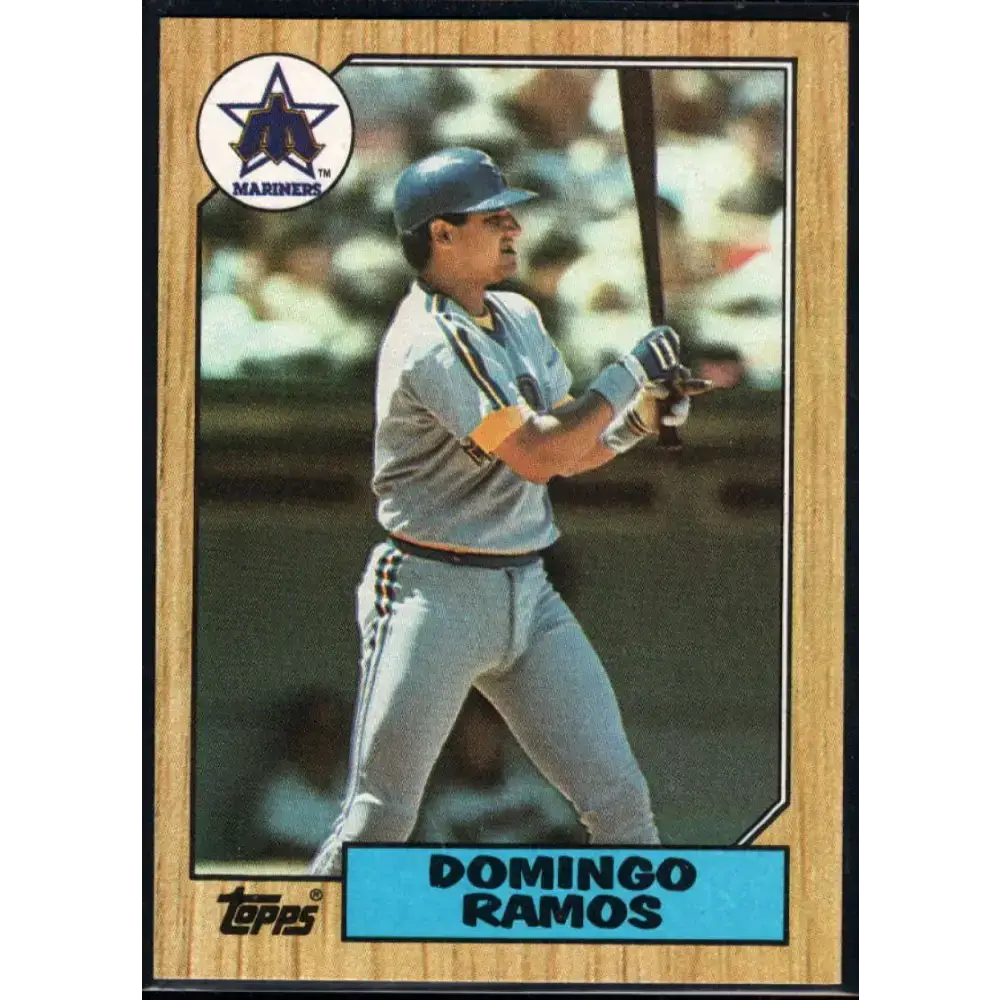 1987 Topps #641 Domingo Ramos EX Excellent Seattle Mariners Baseball Card - Baseball Card Single