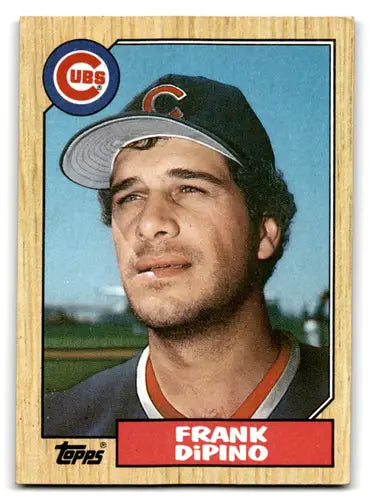 1987 Topps Frank DiPino baseball card with original gloss and excellent Cubs condition
