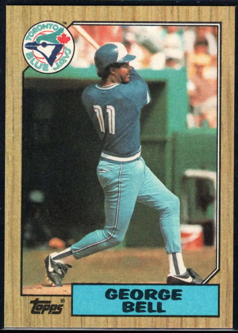 1987 Topps #681 George Bell EX Excellent Toronto Blue Jays Baseball Card - Baseball Card Single