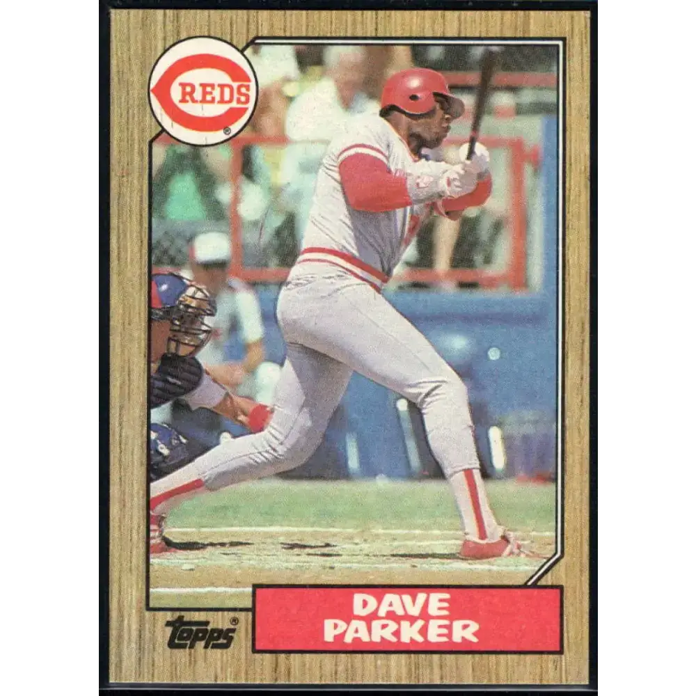 1987 Topps #691 Dave Parker EX Excellent Cincinnati Reds Baseball Card - Baseball Card Single