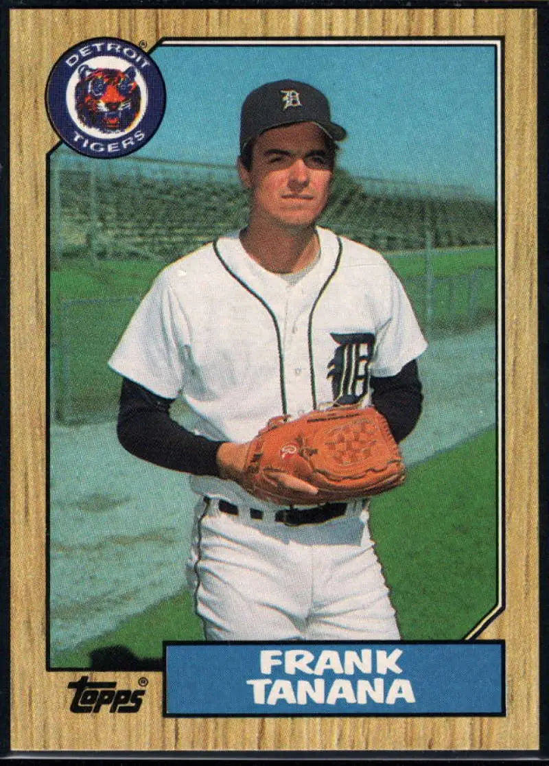 1987 Topps #726 Frank Tanana EX Excellent Detroit Tigers Baseball Card - Baseball Card Single