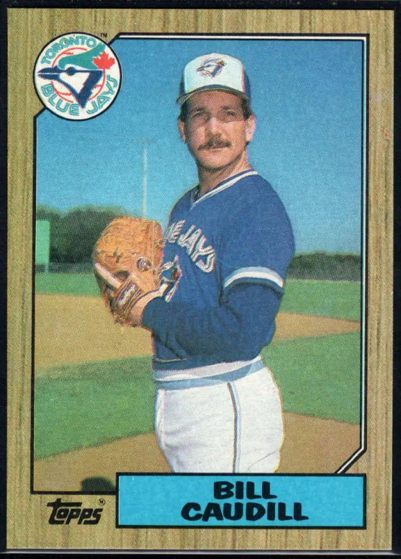 1987 Topps #733 Bill Caudill EX Excellent Toronto Blue Jays Baseball Card - Baseball Card Single