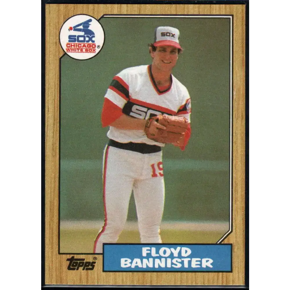 1987 Topps #737 Floyd Bannister EX Excellent Chicago White Sox Baseball Card - Baseball Card Single