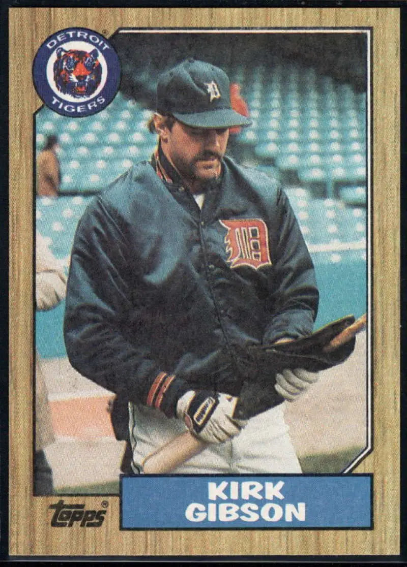 1987 Topps #765 Kirk Gibson EX Excellent Detroit Tigers Baseball Card - Baseball Card Single