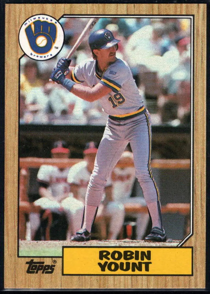 1987 Topps #773 Robin Yount EX Excellent Milwaukee Brewers Baseball Card - Baseball Card Single