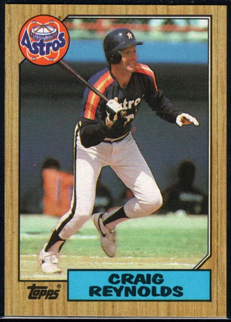 1987 Topps #779 Craig Reynolds EX Excellent Houston Astros Baseball Card - Baseball Card Single