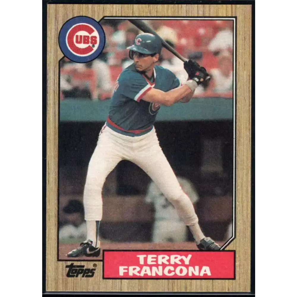1987 Topps #785 Terry Francona EX Excellent Chicago Cubs Baseball Card - Baseball Card Single