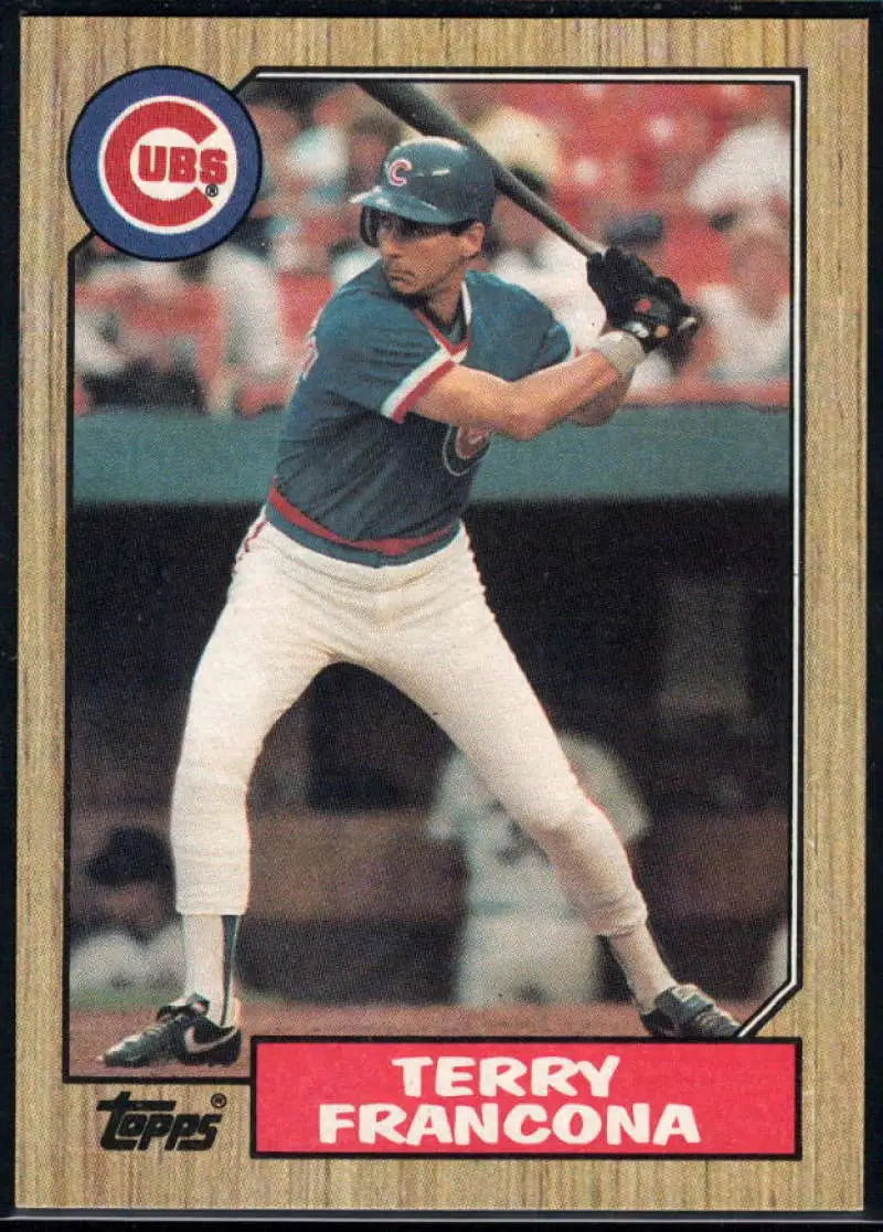 1987 Topps #785 Terry Francona EX Excellent Chicago Cubs Baseball Card - Baseball Card Single