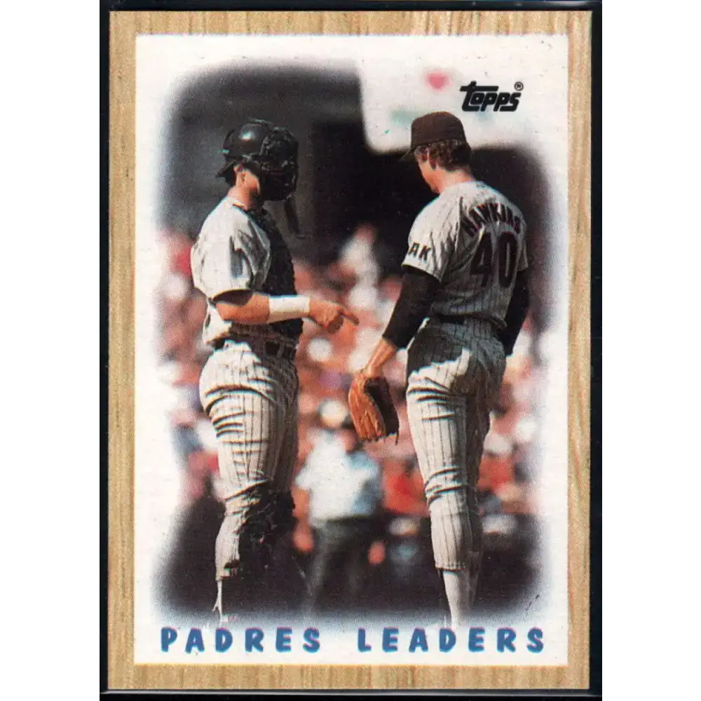 1987 Topps #81 Terry Kennedy/Andy Hawkins EX Excellent San Diego Padres Baseball Card - Baseball Card Single