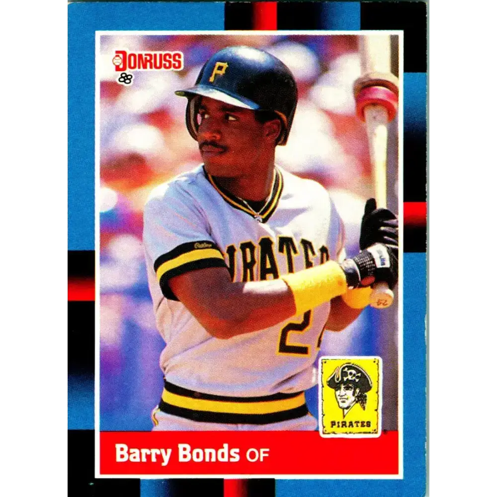 1988 Donruss #326 Barry Bonds EX Pittsburgh Pirates Baseball Card