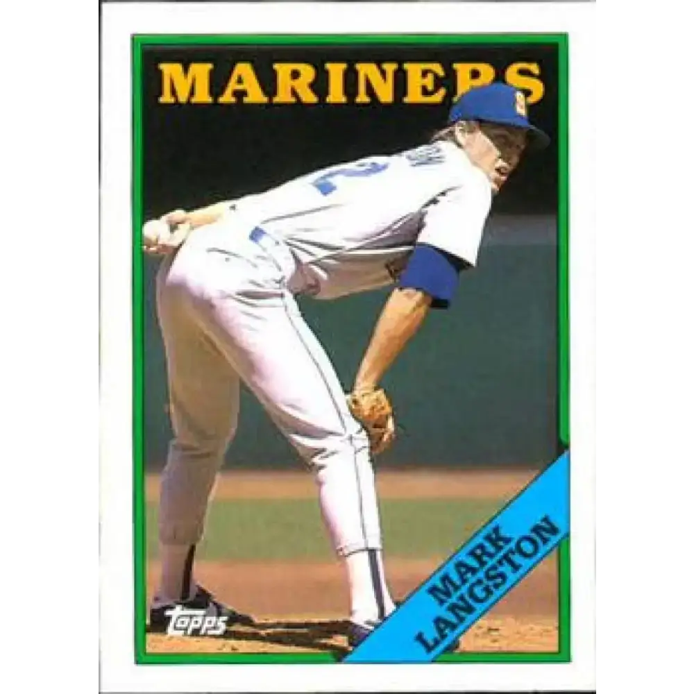 1988 Topps #80 Mark Langston NM-MT Seattle Mariners Baseball Card - Baseball Card Single