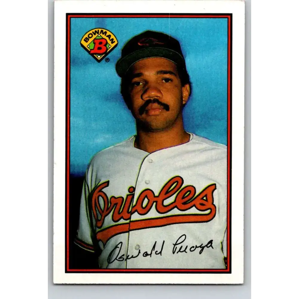 1989 Bowman #1 Oswaldo Peraza NM-MT Baltimore Orioles Baseball Card