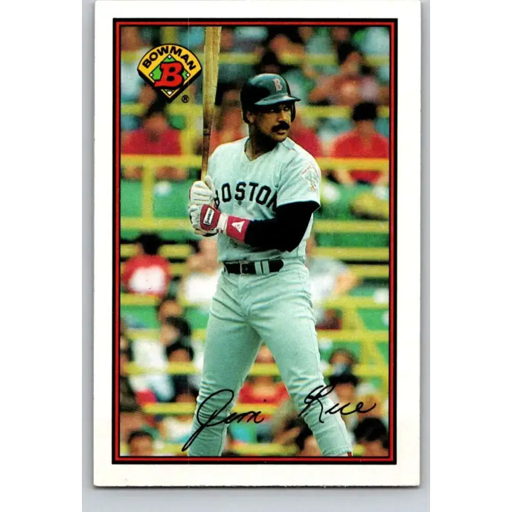 1989 Bowman #33 Jim Rice NM-MT Boston Red Sox Baseball Card