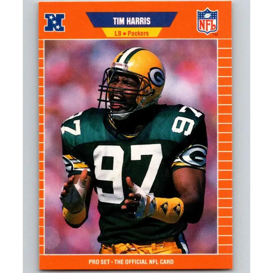 1989 Pro Set #131 Tim Harris NM-MT Green Bay Packers Football Card