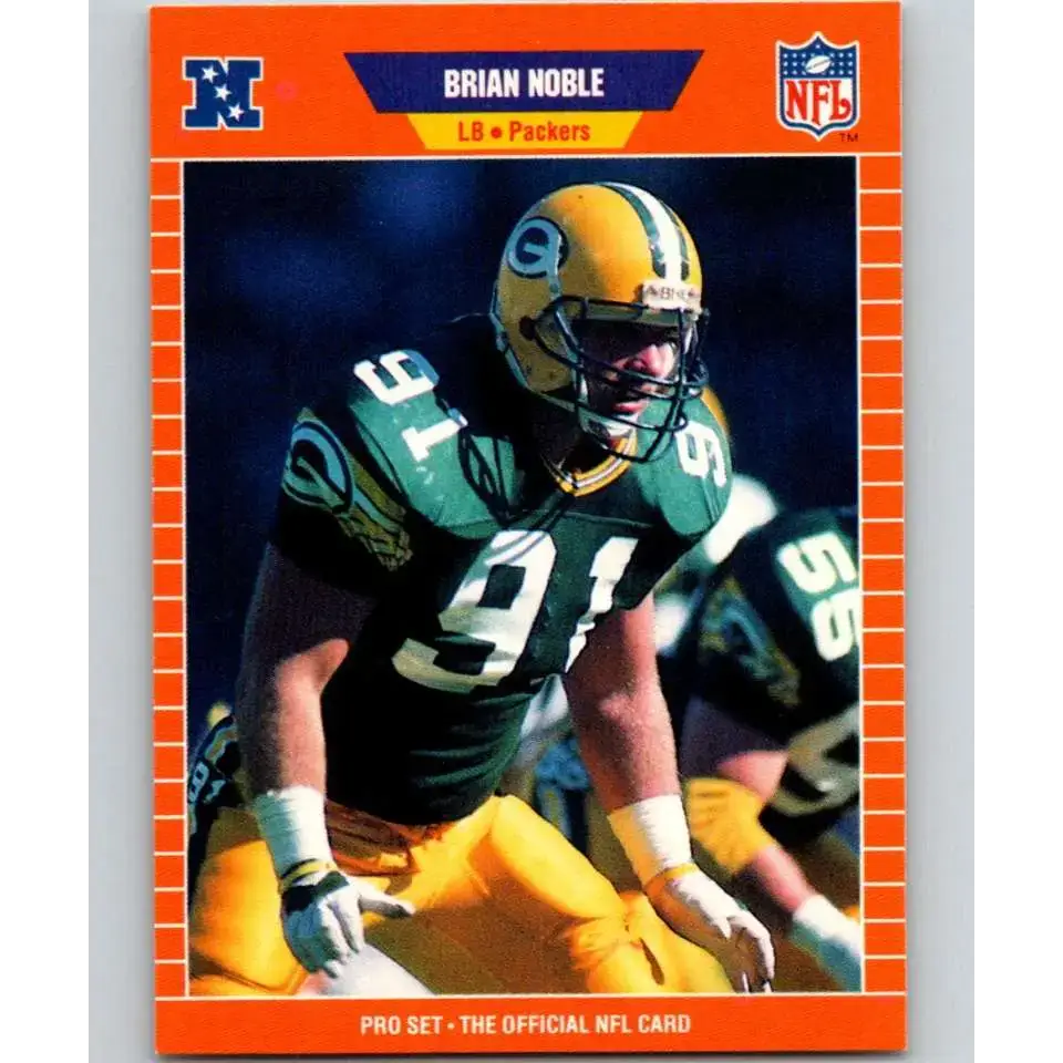 1989 Pro Set #135 Brian Noble NM-MT Green Bay Packers Football Card