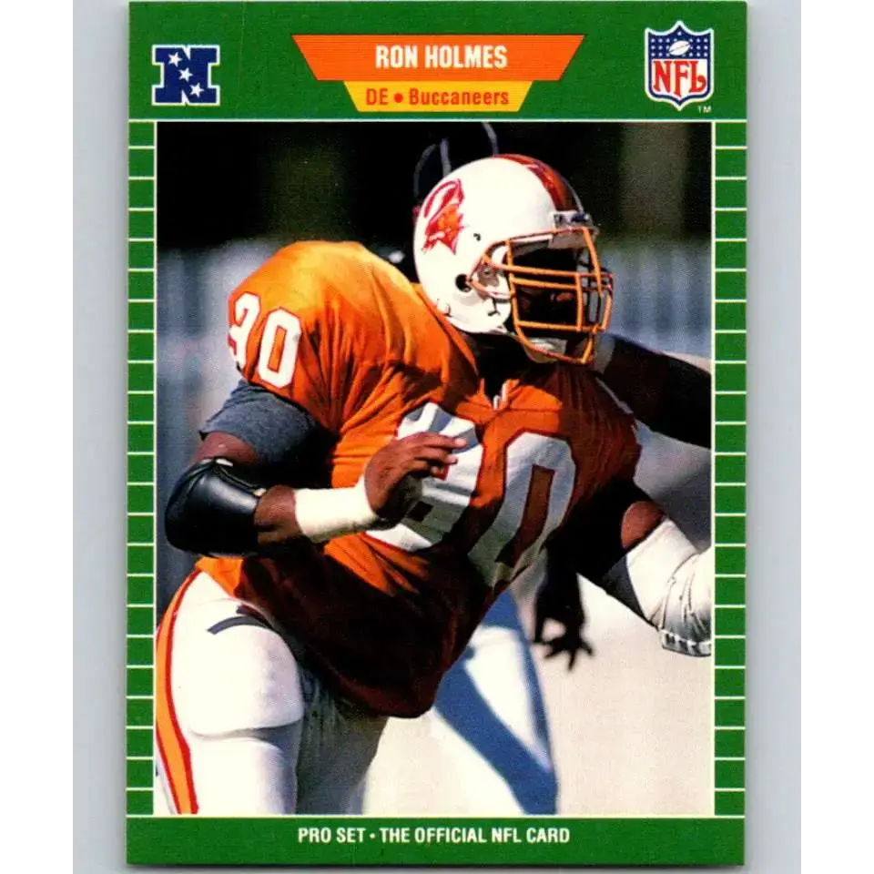 1989 Pro Set #413 Ron Holmes NM-MT Tampa Bay Buccaneers Football Card