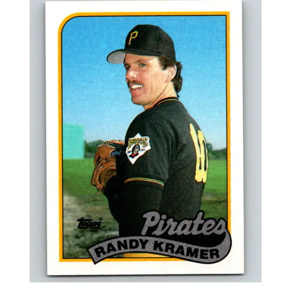 1989 Topps #522 Randy Kramer NM-MT RC Rookie Pittsburgh Pirates Baseball Card - Baseball Card Single