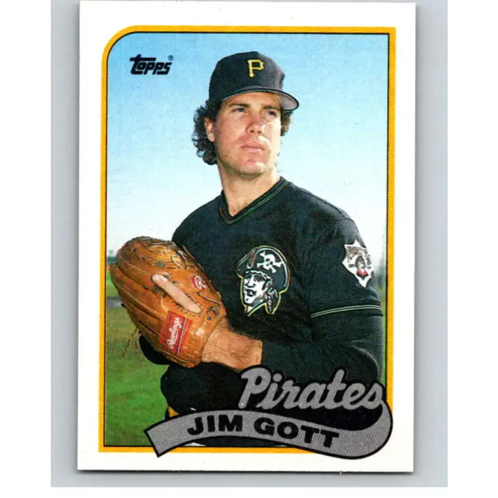 1989 Topps #752 Jim Gott NM-MT Pittsburgh Pirates Baseball Card - Baseball Card Single