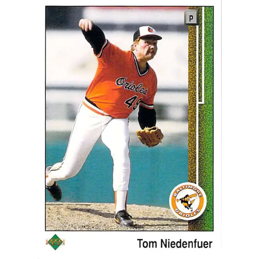1989 Upper Deck #488 Tom Niedenfuer NM-MT Baltimore Orioles Baseball Card - Baseball Card Single