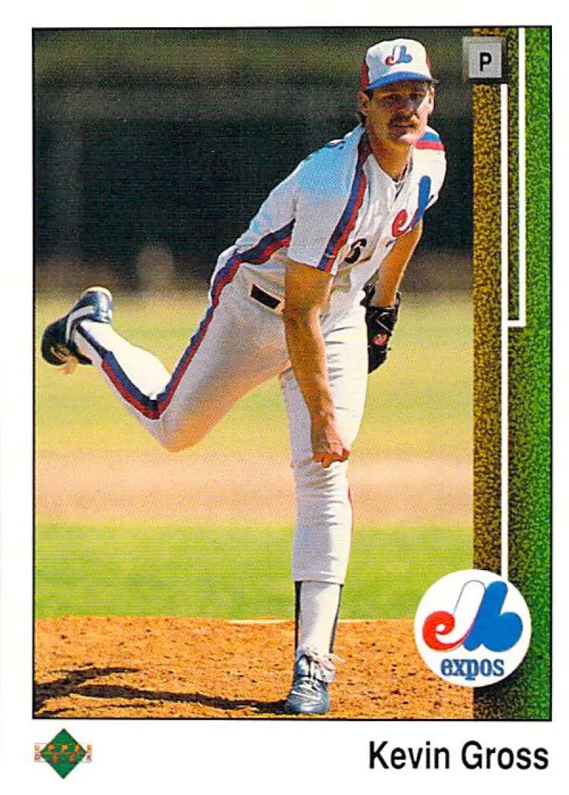 1989 Upper Deck #719 Kevin Gross NM-MT Montreal Expos Baseball Card - Baseball Card Single