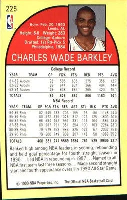 1990-91 Hoops #225 Charles Barkley - Basketball Card Single