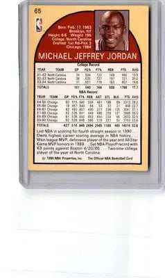 1990-91 Hoops #65 Michael Jordan - Basketball Card Single