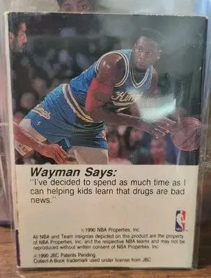 1990-91 NBA Hoops Collect-A-Books - Wayman Tisdale - Basketball Card Single