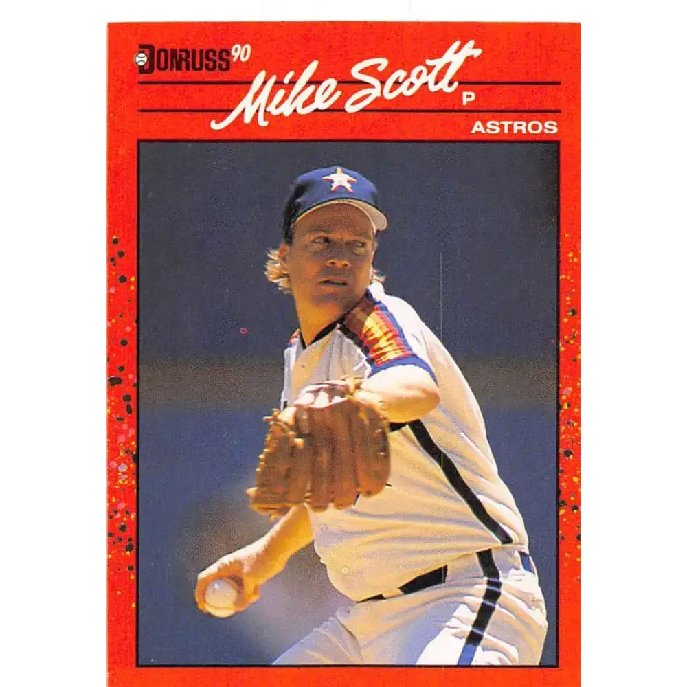 1990 Donruss #207 Mike Scott VG-EX Houston Astros Baseball Card - Baseball Card Single