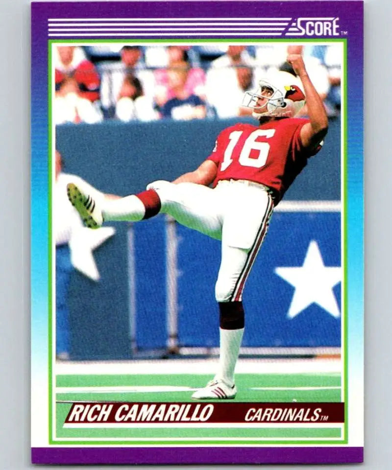 1990 Score #132 Rich Camarillo NM-MT Phoenix Cardinals Football Card - Football Card Single