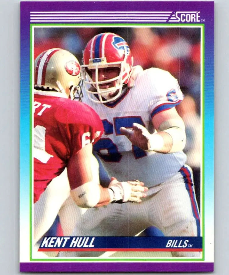 1990 Score #146 Kent Hull NM-MT Buffalo Bills Football Card - Football Card Single